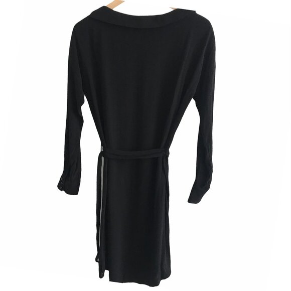 Minimum Long Sleeve boat collar button detail dress Euro 36/Small NWT - Picture 3 of 16